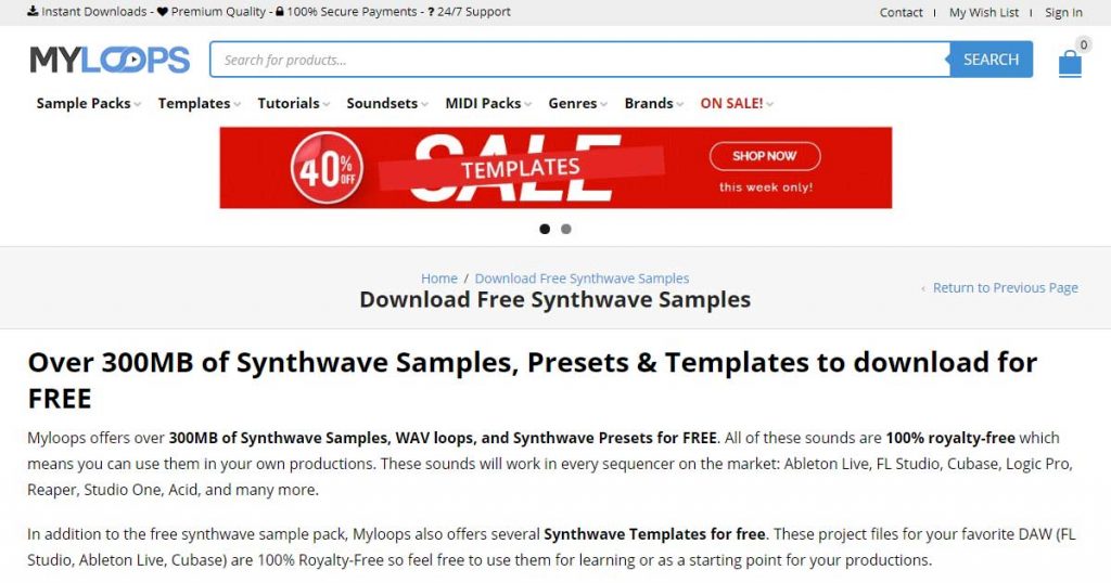 Download Free Synthwave Loops Now