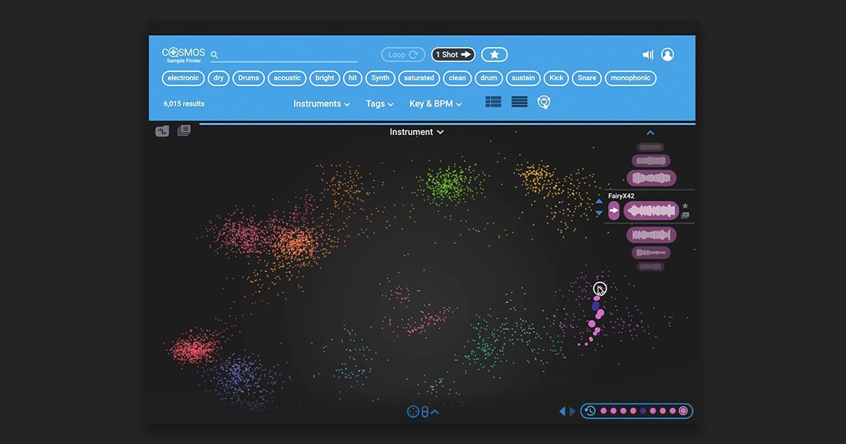 Cosmos Sample Finder - 2500 Free Loops And Samples